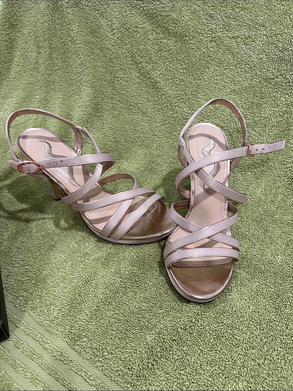 Nina Blush Pink Strappy Heel Sandals